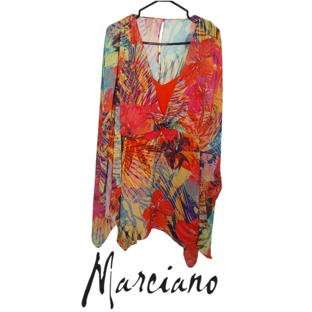 Marciano Vibrant Floral Dress/Swim Cover Up